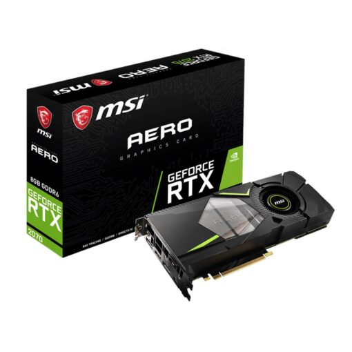 SVGA MSI GeForce RTX 2070 AERO 8G 8 GB GDDR6 Pci-E 1 x USB C  3 x DisplayPort 1 x HDMI V373-002R