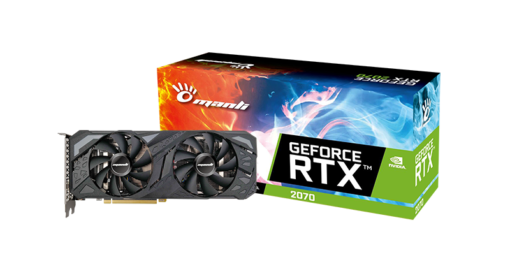 SVGA Manli  GeForce RTX 2070 8GB GDDR6 Twin